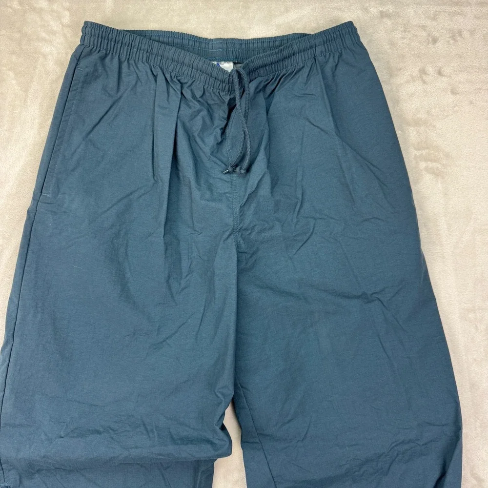 90s Adidas Track Pants Mens Large  Orange Zip Leg Windbreaker Vintage Sportswear
